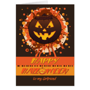 Halloween-Schmutz-Kürbis, für die Freundin -