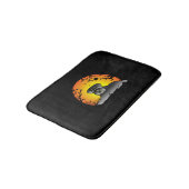 Halloween Schnauzer Dog Lover T-shirt Badematte (Schrägansicht)