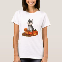 Halloween Schnauzer T - Shirt
