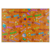 Halloween Schneidebrett (Vorderseite)