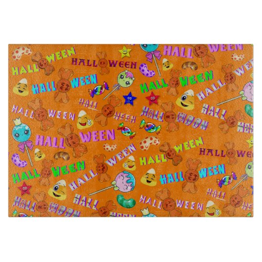 Halloween Schneidebrett (Vorderseite)