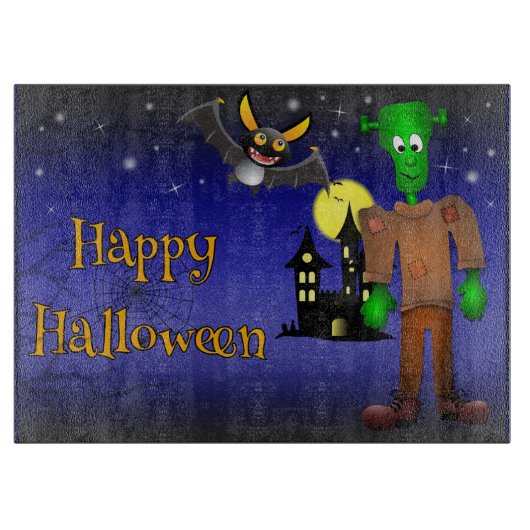Halloween Schneidebrett (Vorderseite)