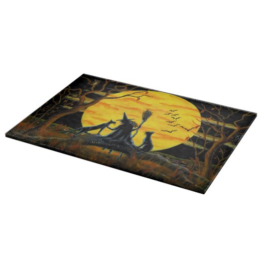 Halloween-Schneidebrett, Geduld, Halloween nähert Schneidebrett (Ecke)