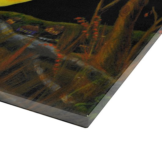 Halloween-Schneidebrett, Geduld, Halloween nähert Schneidebrett (Ecke)