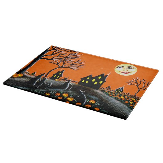 Halloween-Schneidebrett, reifende J-O-L Schneidebrett (Ecke)