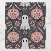 Halloween-Schönheit Weinetikett (Einzelnes Label)