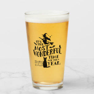Halloween schönster festlicher Spooky Fall Glas