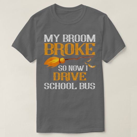 Halloween School Bus Driver S T-Shirt (Design vorne)