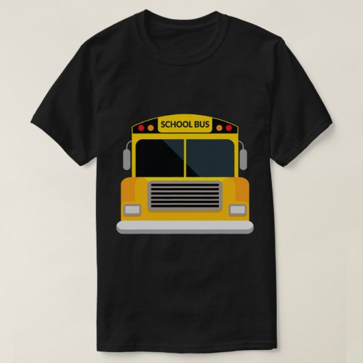 Halloween School Driver Design for a Bus Driver T-Shirt (Design vorne)