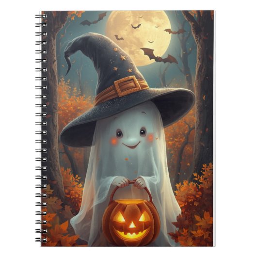 Halloween School Notebook - Spookokback Back to Sc Notizblock (Vorderseite)