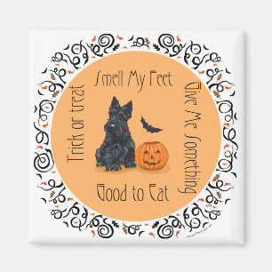 Halloween Schottischer Terrier Magnet