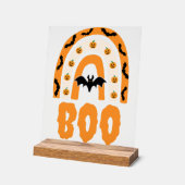Halloween Schreck Acrylschild (Winkel)