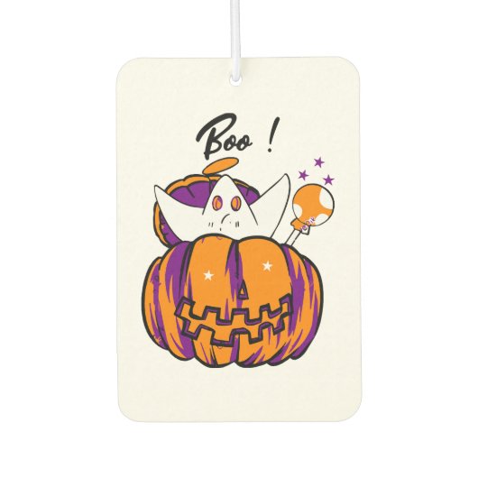 Halloween Schreck Autolufterfrischer (Vorderseite)
