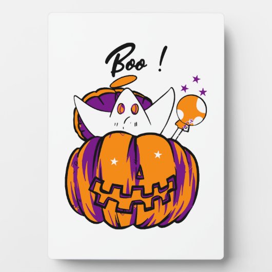 Halloween Schreck Fotoplatte (Vorderseite)