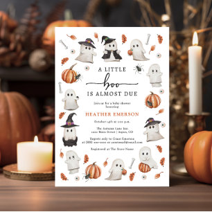 Halloween-Schrecken-Baby-Party Einladung