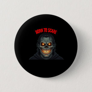 Halloween-Schrecken Button