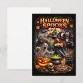 Halloween-Schrecken Dankeskarte (Vorne/Hinten)