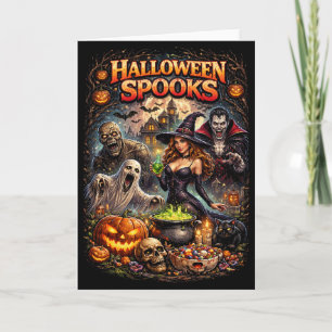 Halloween-Schrecken Feiertagskarte