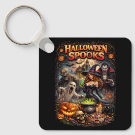 Halloween-Schrecken Schlüsselanhänger
