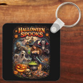 Halloween-Schrecken Schlüsselanhänger (Rückseite)
