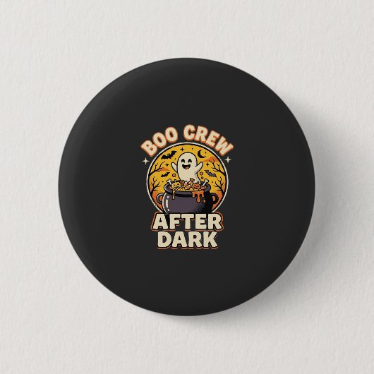 Halloween-Schreckens-Crew-Abzeichen Button (Vorderseite)