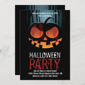 Halloween-Schreckens-Einladung Einladung (Vorne/Hinten)