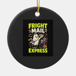 Halloween-Schreckens-Mail-Express Keramik Ornament