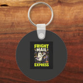 Halloween-Schreckens-Mail-Express Schlüsselanhänger (Vorderseite)