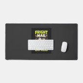 Halloween-Schreckens-Mail-Express Schreibtischunterlage (Tastatur & Maus)