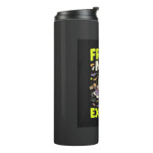 Halloween-Schreckens-Mail-Express Thermosbecher (Nach links gedreht)