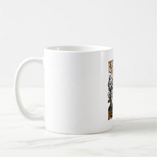 Halloween-Schreckenshexe Vintage Verzauberte Nacht Kaffeetasse