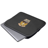 Halloween Schreckenskrew-Abzeichen Laptopschutzhülle (Vorne Knopf)