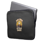 Halloween Schreckenskrew-Abzeichen Laptopschutzhülle (Vorderseite Links)