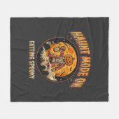 Halloween-Schreckensmodus Fleecedecke (Vorderseite (Horizontal))
