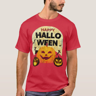 Halloween-Schreckensnacht-Kürbisse Vintage T-Shirt