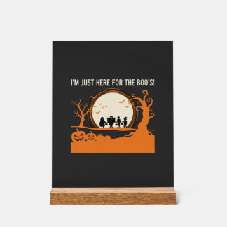 Halloween-Schreckgespenst-Silhouette Acrylschild