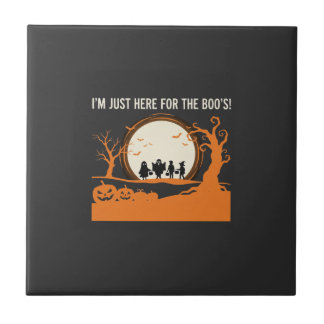 Halloween-Schreckgespenst-Silhouette Fliese