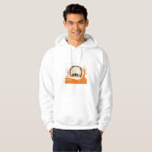 Halloween-Schreckgespenst-Silhouette Hoodie (Vorne ganz)