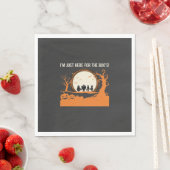 Halloween-Schreckgespenst-Silhouette Serviette (Beispiel)