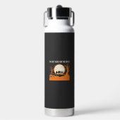 Halloween-Schreckgespenst-Silhouette Trinkflasche (Vorderseite)