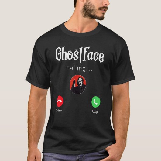Halloween-Schrei anrufen, hing du auf T-Shirt (Vorderseite)