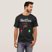 Halloween-Schrei anrufen, hing du auf T-Shirt (Vorne ganz)