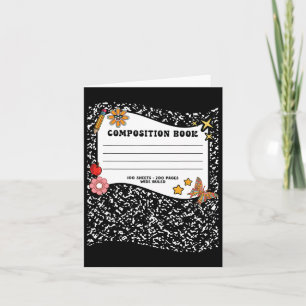 Halloween-Schreibheft Notizbuch Lustiger Lehrer  Karte