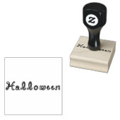 Halloween Schriftart Buchstaben Line Art Gummistempel (Stempel)