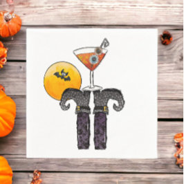 Halloween-Schuhgetränk Serviette