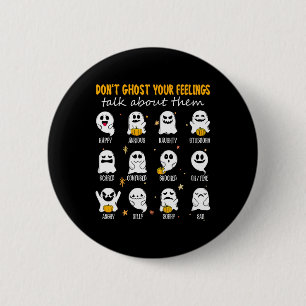Halloween-Schulberater Ghostet nicht dein Gefühl Button