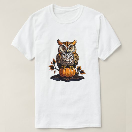 Halloween-Schüssel mit Kürbis T-Shirt (Design vorne)