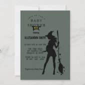 Halloween-Schwangere Einladung (Vorderseite)