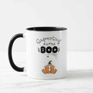 Halloween Schwangerschaft Mama erwartet wenig Boo Tasse