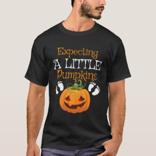 Halloween Schwangerschaft Mama erwartet wenig Pum T-Shirt